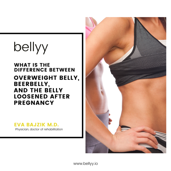 Bellyy – What is the difference between overweight belly, beerbelly, and the belly loosened after pregnancy (2)